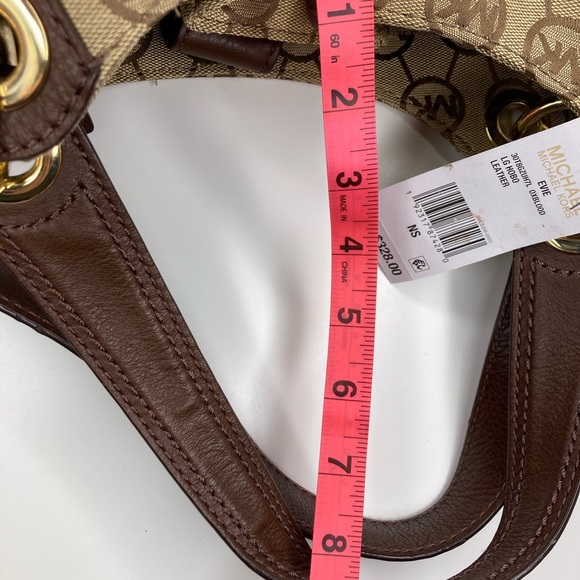 NWT Michael Kors Signature MK Canvas satchel - Picture 9 of 12